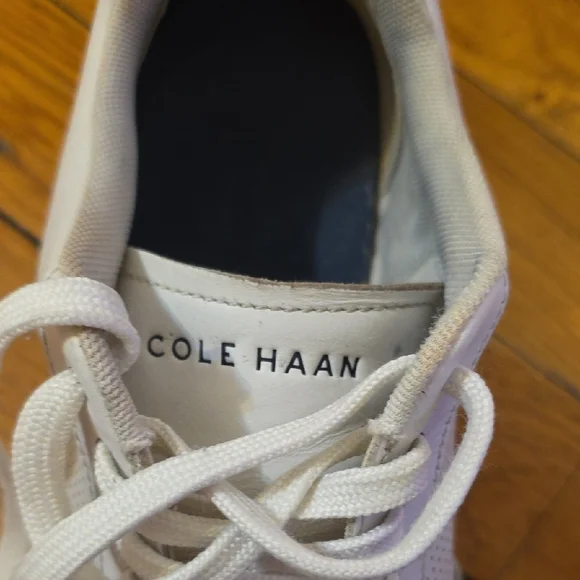 Cole Haan Men's Cream and White Sneakers - Picture 5 of 9